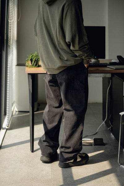 Vintage washed cargo pants