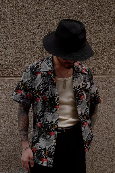 Ondori  - Ukiyo-e Hawaiian Shirt Comfysocks