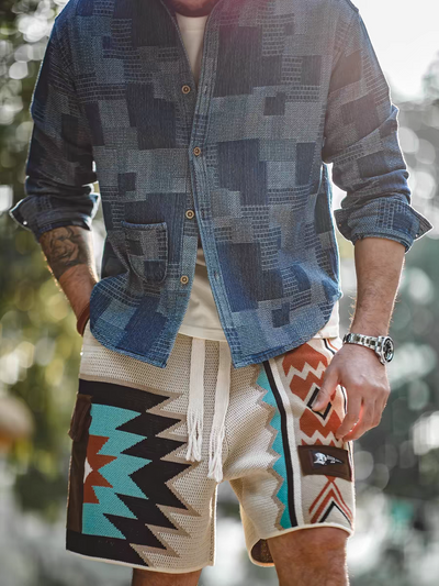 Texas - Navajo Totem Short Comfysocks