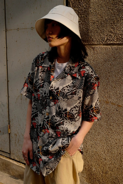 Ondori  - Ukiyo-e Hawaiian Shirt Comfysocks