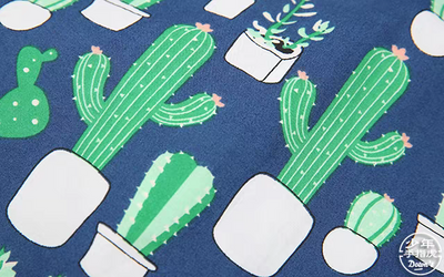 Cactus Breeze Aloha Shirt – Retro Hawaiian Shirt with Cartoon Print & Cuban Collar