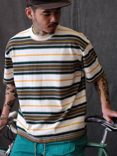 Throwback Stripe Short Sleeve Tee