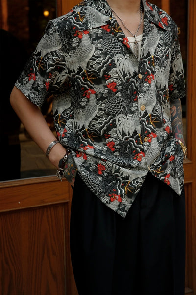 Ondori  - Ukiyo-e Hawaiian Shirt Comfysocks