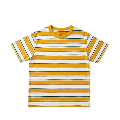 Yellow Stripe 50s design stripe crew shirt Comfysocks