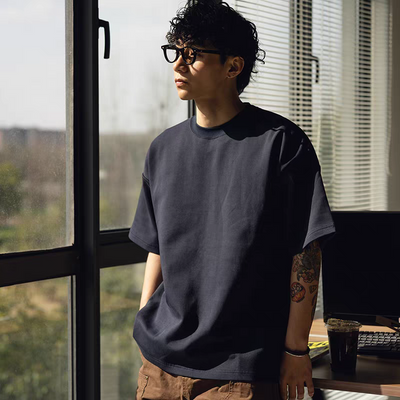 the most affordable men basic tee - serona cotton shirt in black