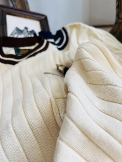 Vintage Knitted T-shirt - Chest Pocket Comfysocks