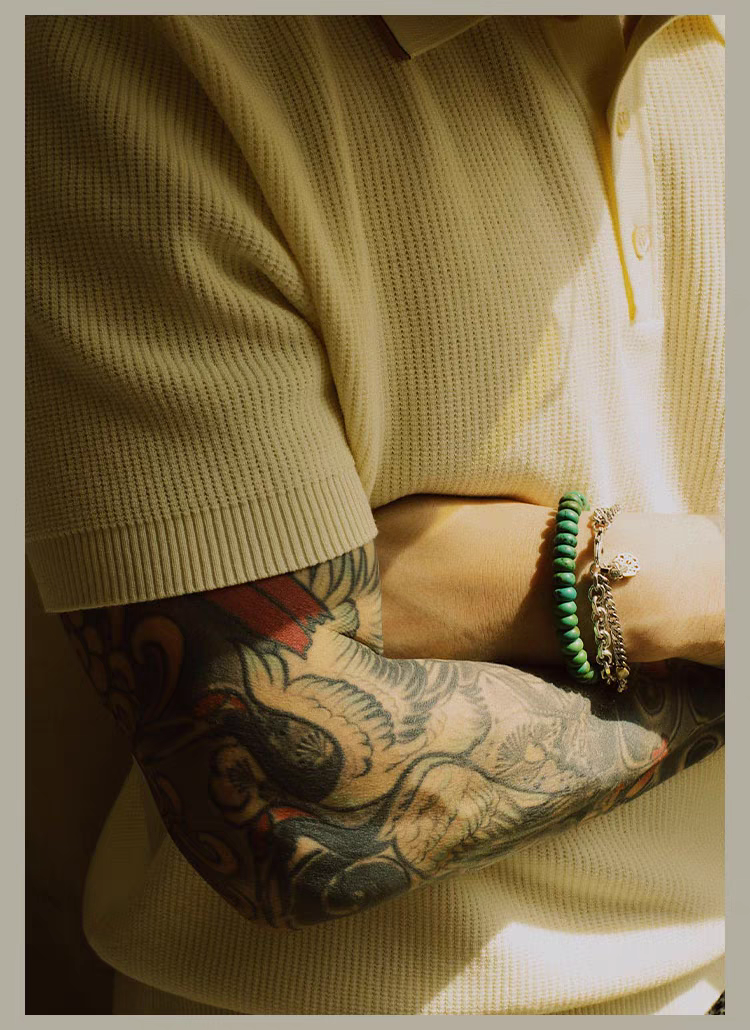 Norman - 40s Pocket Off White Knitted T Shirt Comfysocks