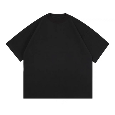 the most affordable men basic tee - serona cotton shirt in black