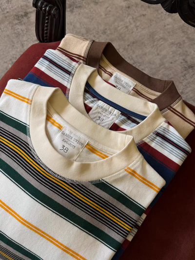 Throwback Stripe Short Sleeve Tee