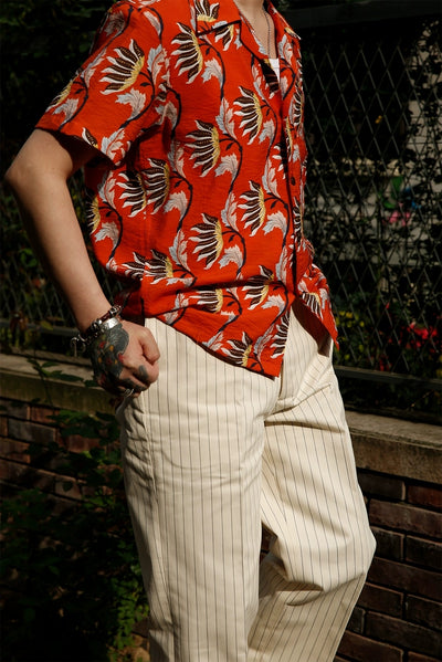 Hare - 50s Aloha Style Hawaiian Shirt Comfysocks