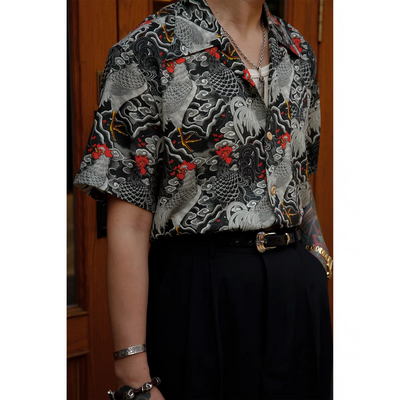 Ondori  - Ukiyo-e Hawaiian Shirt Comfysocks