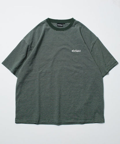 WILD THINGS x FREAK'S STORE Exclusive Micro-Stripe Logo T-Shirt