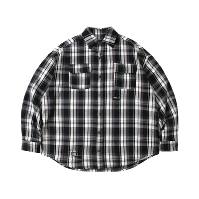 Lars - Distressed Classic Check Shirt – Your New Favorite Shirt