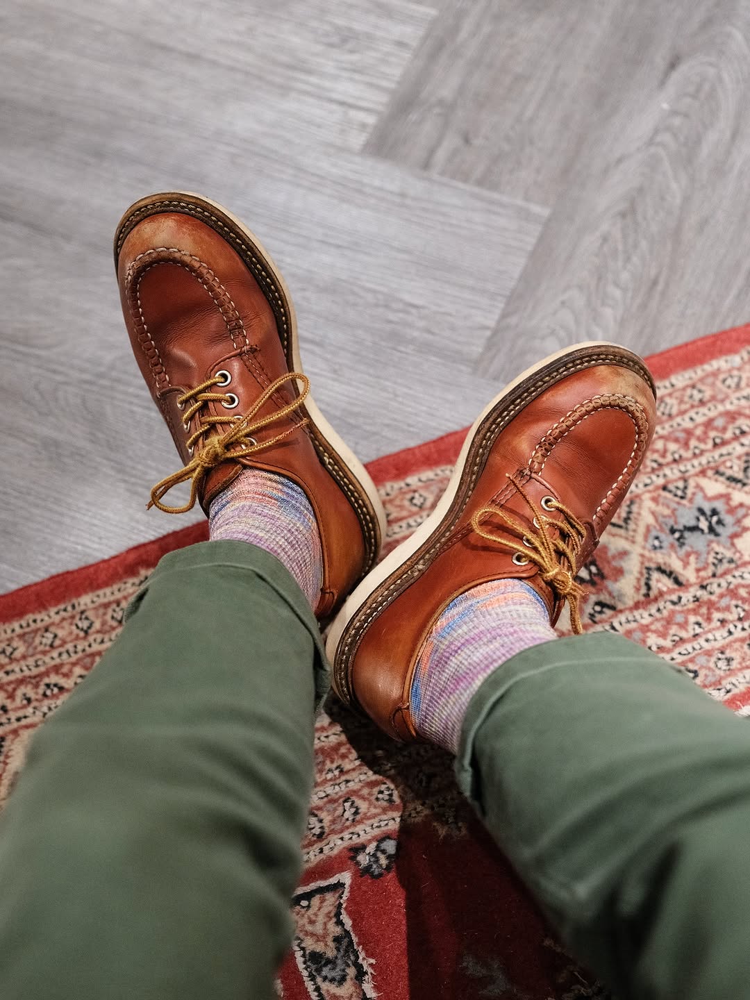 Ember Twist Socks - Purple