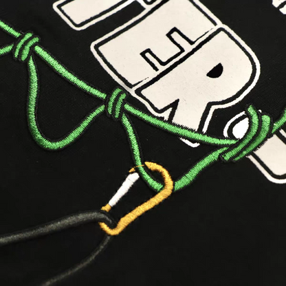 Cobmaster "Trekking Tools" Embroidered Graphic Tee | Quick-Drying Outdoor T-Shirt