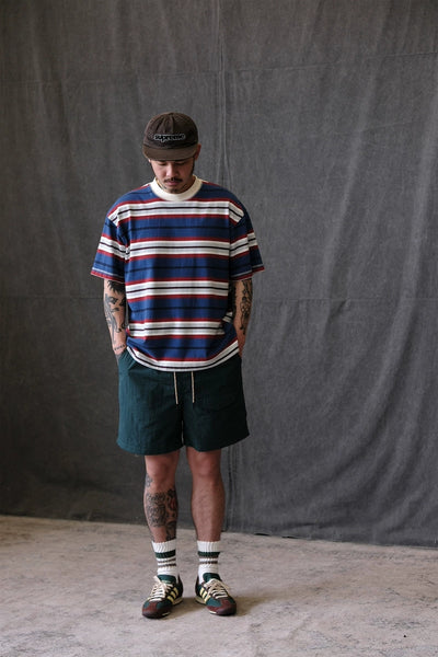 Throwback Stripe Short Sleeve Tee