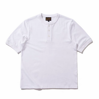 Heavyweight Vintage Henley – Built Like the Good Old Days