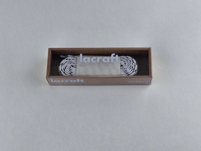 BLUE & WHITE DOUBLE FIBER SHOELACES - SAILOR 【MADE IN JAPAN】 Lacraft