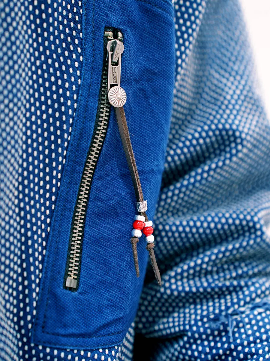 Indigo Sashiko Tie-Dye Shirt Jacket – Crafted to Make a Statement Comfysocks