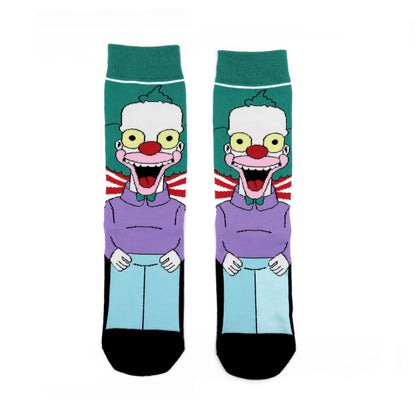 Simpsons Character - Krusty Green Socks Comfysocks