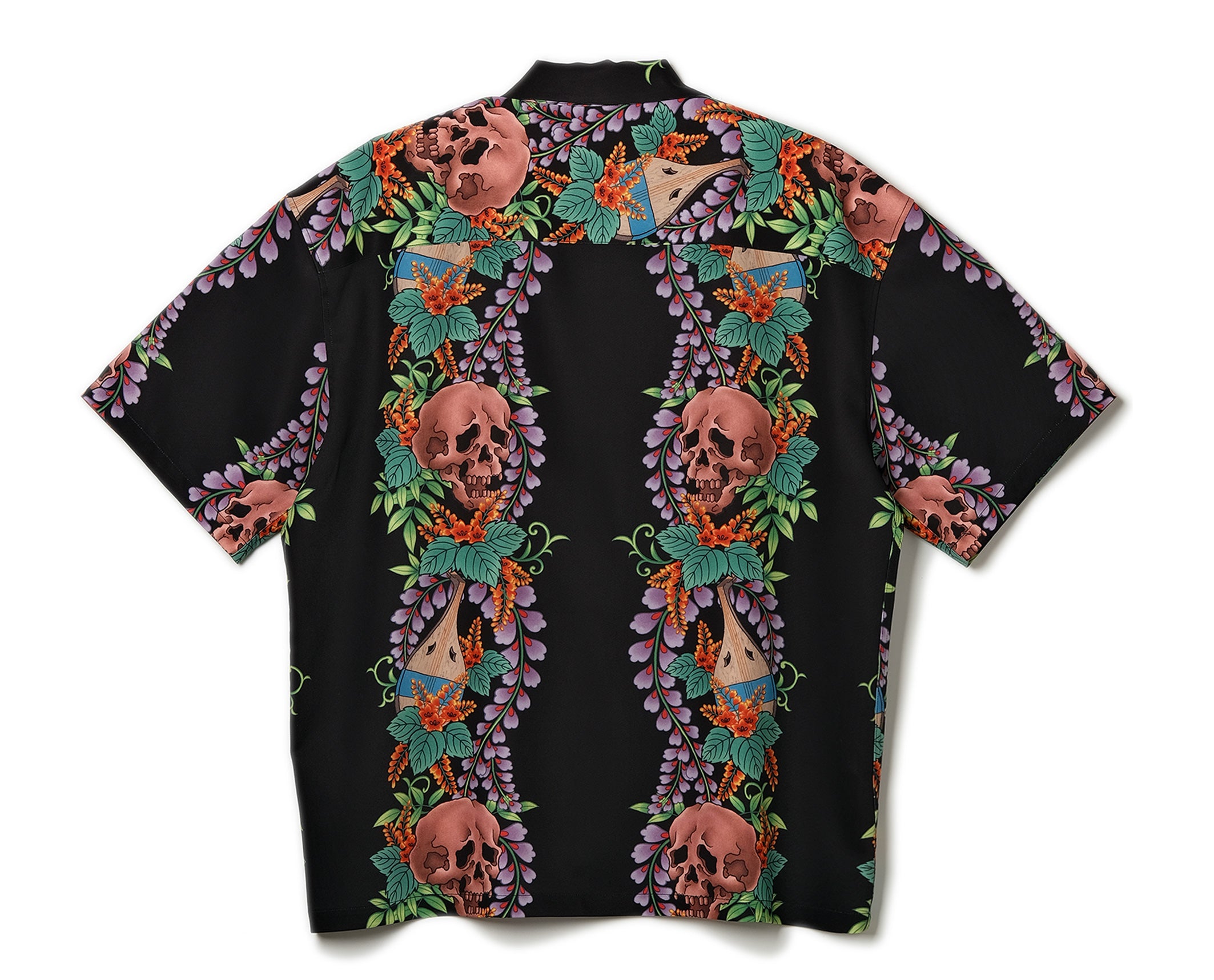 Retro Skull Print Aloha Shirt – Bold, Breezy, and Totally Summer