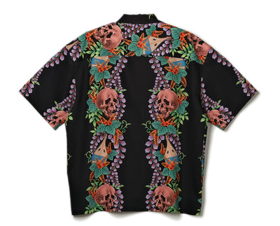 Retro Skull Print Aloha Shirt – Bold, Breezy, and Totally Summer