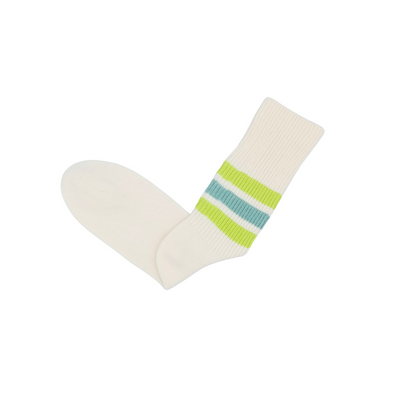 sporty striped socks neon yellow socks Comfysocks