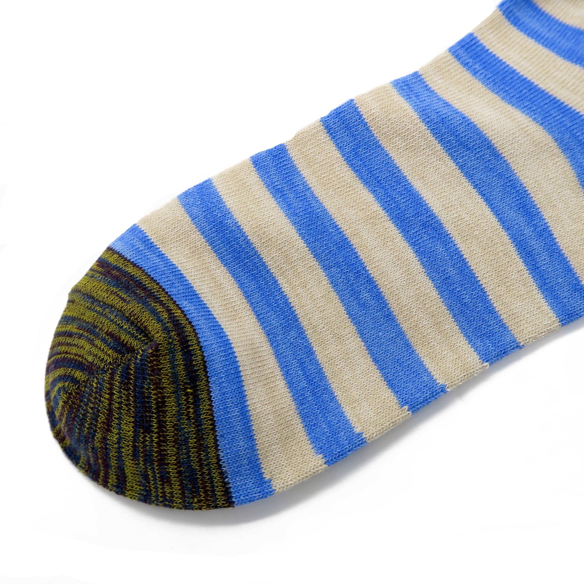 Stripe low socks - Blue