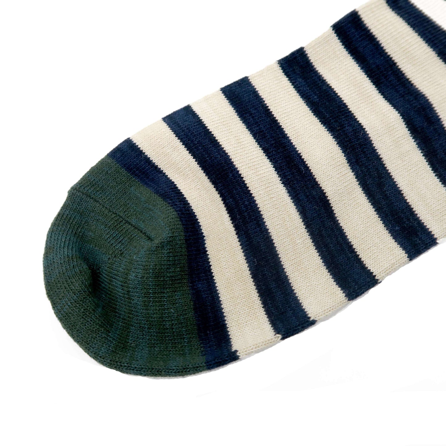 Stripe low socks - Green