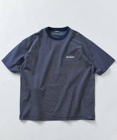 WILD THINGS x FREAK'S STORE Exclusive Micro-Stripe Logo T-Shirt