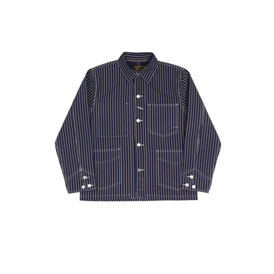 Lightweight Railroad Stripe Workwear Jacket