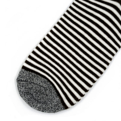 black and white thin stripe socks - comfysocks
