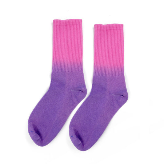 barbie sock - pink and purple neon sock