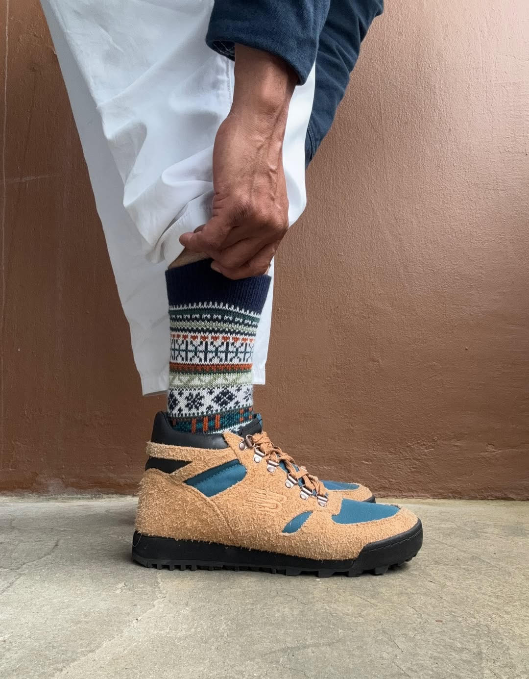 Nordisk – Beige e blu navy 