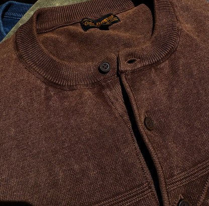 Heike – Vintage Wash Embroidered Henley