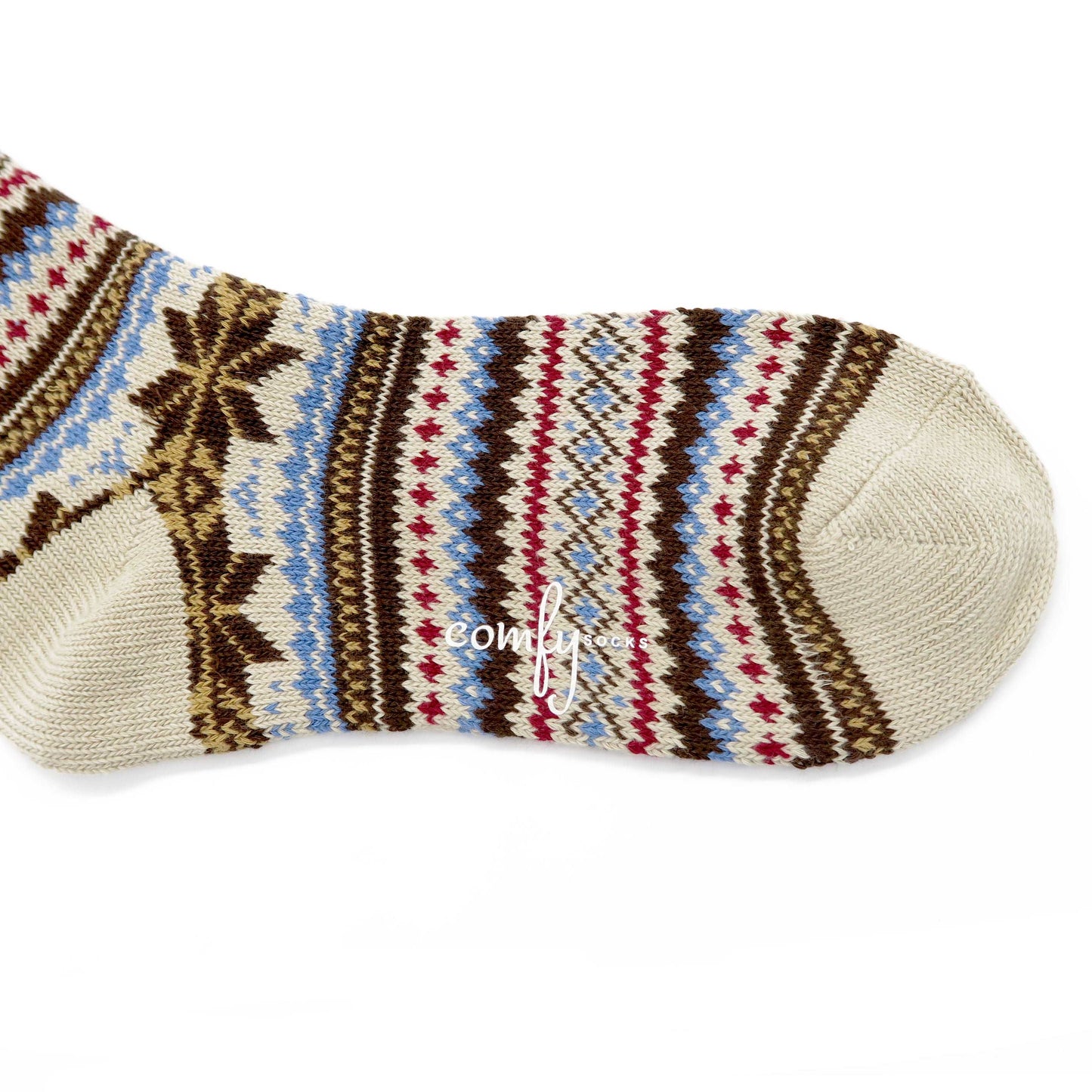 yuki tribal snowflake sock