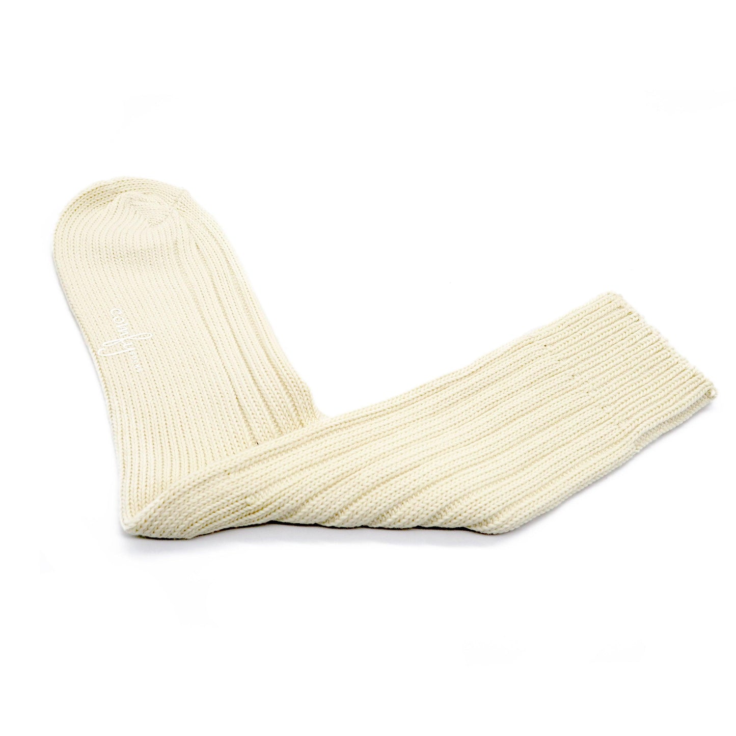 Alfred knitted socks beige color