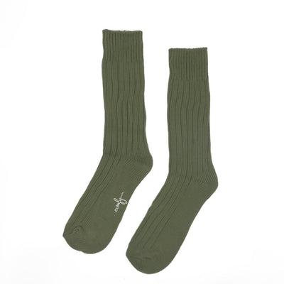 alfred knitted green socks = Comfysocks