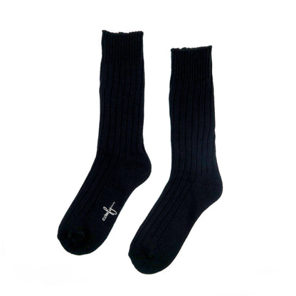 Alfred knitted black socks