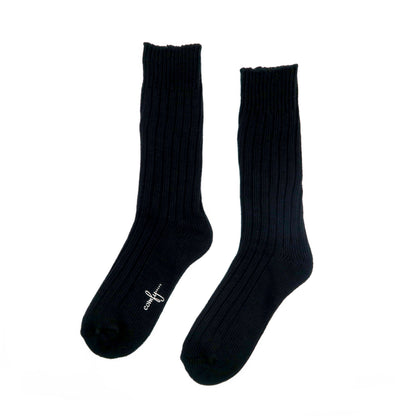 alfred knitted socks - black color