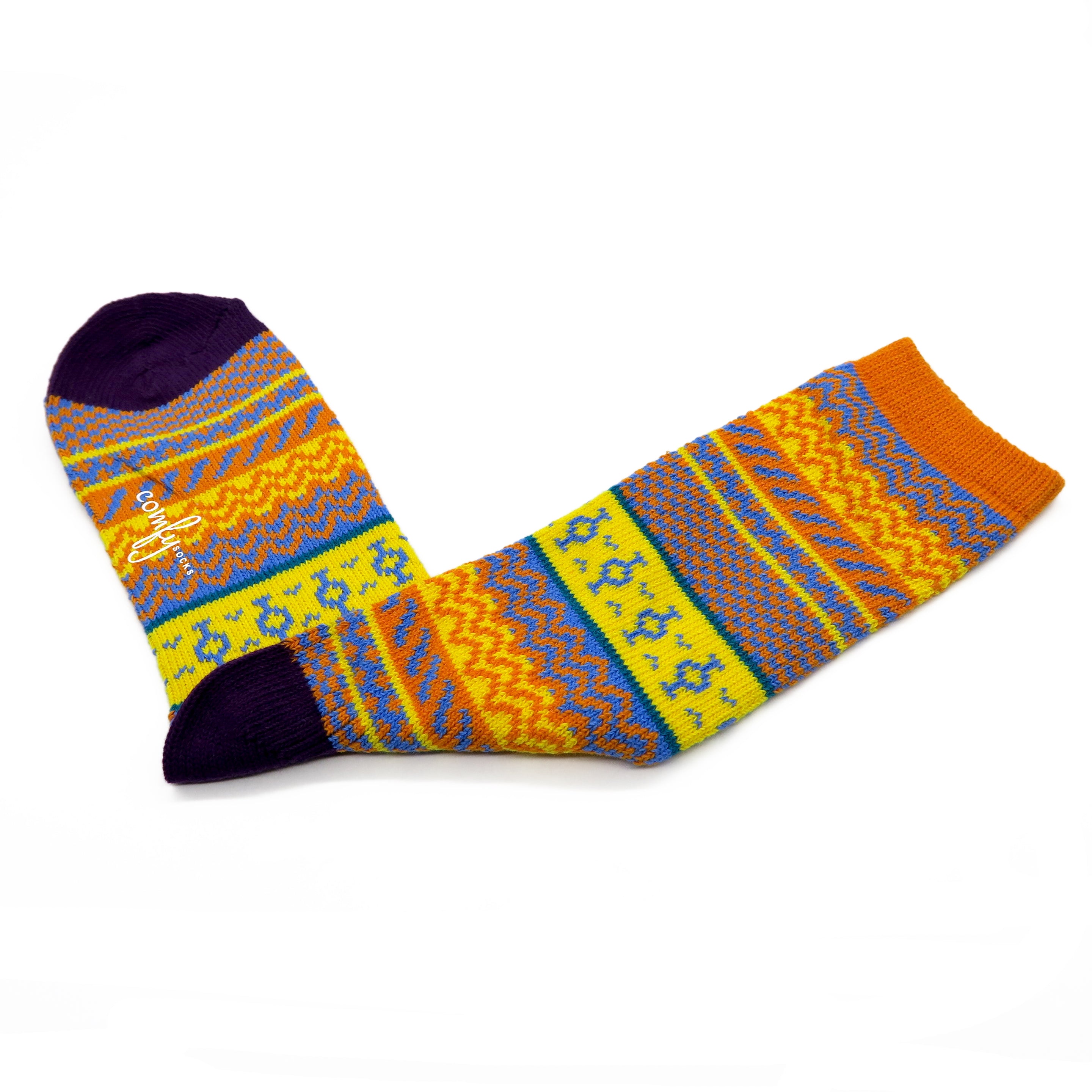 Naranja Tribal Socks Comfysocks