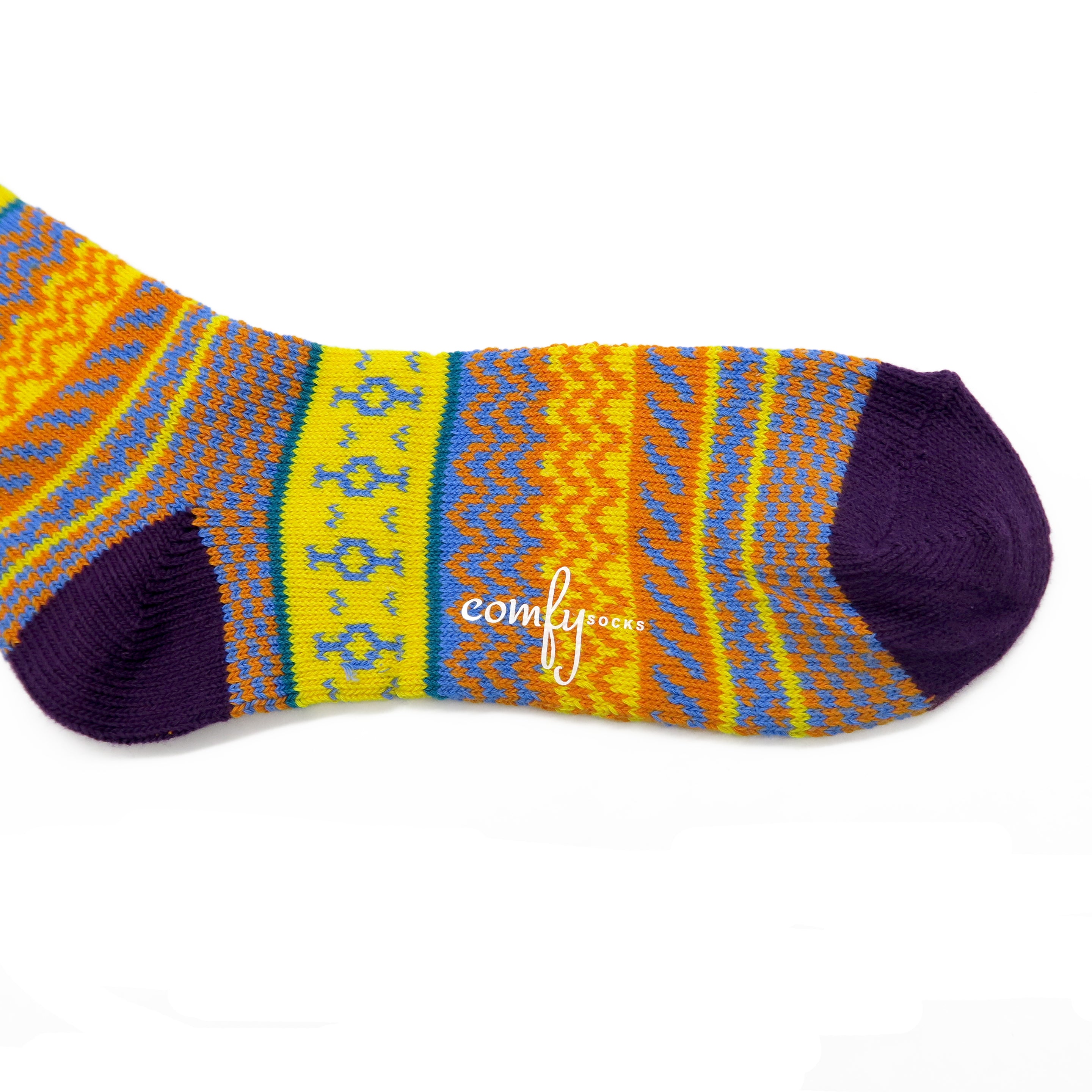 Naranja Tribal Socks Comfysocks