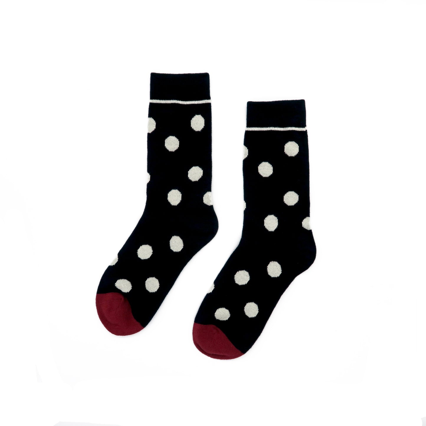 Polka dots Sock- Black - Comfysocks