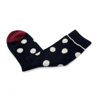 Polka dots Sock- Black - Comfysocks