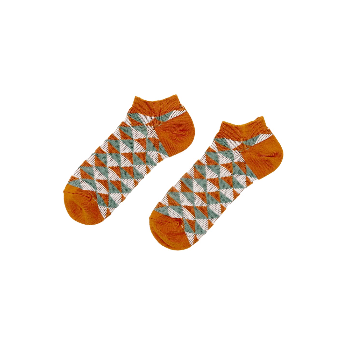 Triangle low socks - Orange - Comfysocks